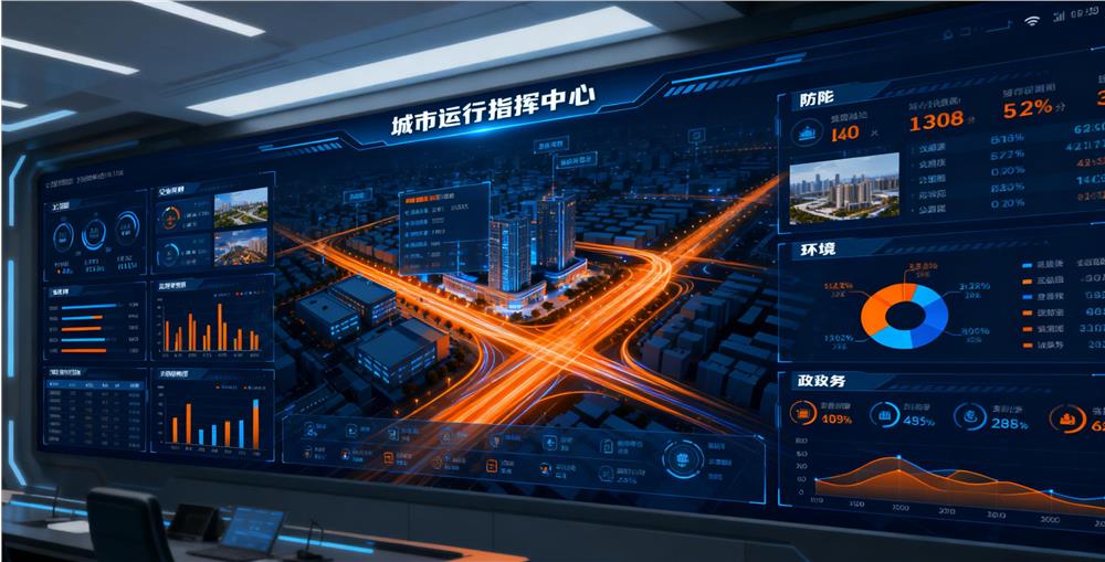 城市运行指挥中心数据可视化系统